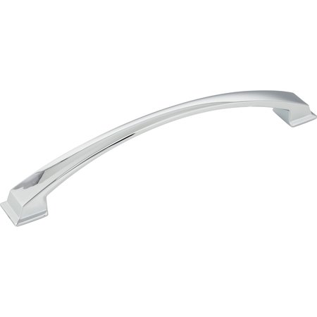 JEFFREY ALEXANDER 192 mm Center-to-Center Polished Chrome Arched Roman Cabinet Pull 944-192PC
